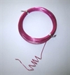 10 Meter Pink 1mm. Aluminium. Bonzaitråd. Meget let at arbejde med.